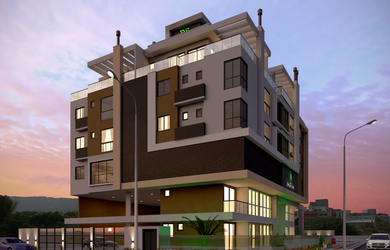 Imagem: O apartamento na cobertura possui 3 Dormitórios, 2 Suítes