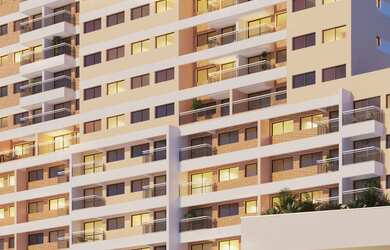 Imagem: O studio possui 1 Dormitório, 1 Banheiro e 31m² de Área e