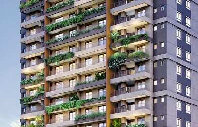 Imagem: O apartamento possui 2 Dormitórios, 2 Suítes, 3 Banheiros