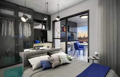 Imagem 3: Studio à venda em São Paulo, Bom Retiro, com 1 quarto, 14,9m²