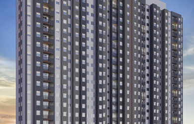 Imagem: O apartamento possui 2 Dormitórios, 1 Suíte, 2 Banheiros