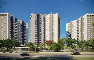 Imagem: O apartamento possui 2 Dormitórios, 1 Suíte, 2 Banheiros