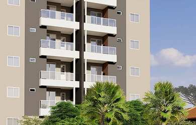 Imagem: O apartamento possui 2 Dormitórios, 1 Suíte, 2 Banheiros