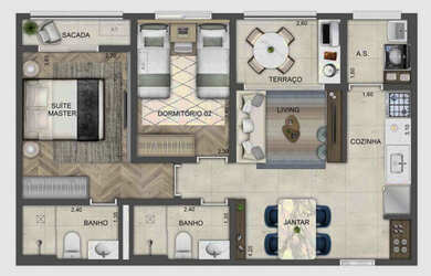 Imagem 15: Blue Home Resort Jockey - Residencial - Blue Home Resort Jockey - Residencial