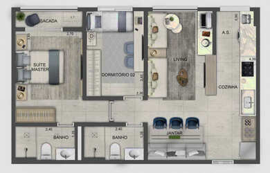 Imagem 16: Blue Home Resort Jockey - Residencial - Blue Home Resort Jockey - Residencial