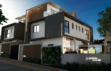 Imagem: A casa em condomínio possui 3 Dormitórios, 3 Suítes, 4 Banheiros