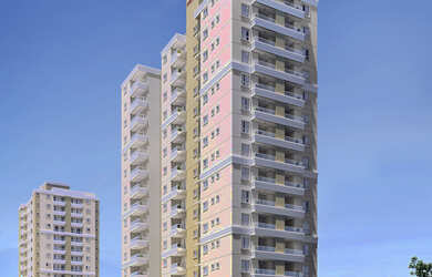 Imagem: O apartamento e possui 2 Dormitórios, 1 Suíte, 2 Banheiros