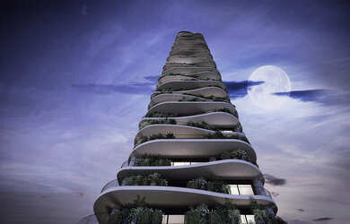 Imagem: O apartamento na cobertura possui 5 Dormitórios, 5 Suítes