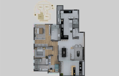 Imagem 15: COBERTURA RESIDENCIAL em Curitiba - PR, Centro