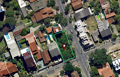 Imagem: O terreno possui 405m² de Área e está localizado em Tristeza