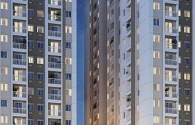 Imagem: O apartamento possui 2 Dormitórios, 1 Banheiro, 1 Vaga na garagem