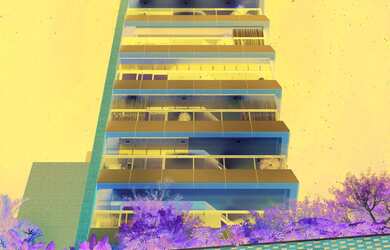 Imagem: O apartamento possui 3 Dormitórios, 3 Suítes, 3 Banheiros