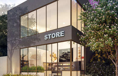 Imagem: A loja possui 4 Banheiros, 497m² de Área Privada, Imóvel