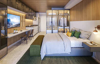 Imagem 6: Apartamento à venda em São Paulo, Ibirapuera, com 1 quarto, 50,44m²