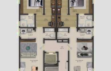 Imagem 11: Apartamento Padrão, 2 dormitórios na Rua Virgínia Ledra Cavilha