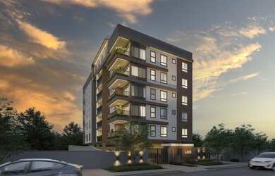 Imagem: O apartamento na cobertura possui 3 Dormitórios, 3 Suítes