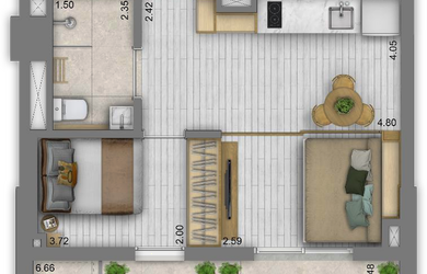 Imagem 14: Oportunidade única: Apartamento à venda na Vila Madalena, SP, 1 quarto, 1 banheiro, 30,20