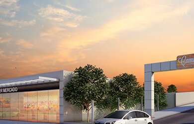 Imagem: O terreno possui 231m² de Área e está localizado em Campo