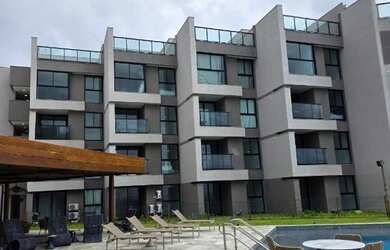 Imagem 2: EDF. NO MAR - BLOCO 3. Piscina, Churrasqueira, VarandaeVista para o mar