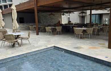 Imagem 8: EDF. NO MAR - BLOCO 3. Piscina, Churrasqueira, VarandaeVista para o mar