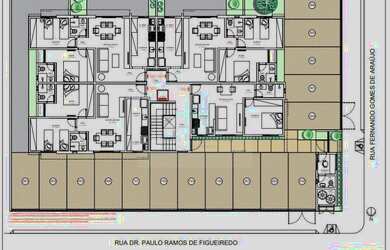 Imagem: O apartamento possui 1 Dormitório, 1 Banheiro, 10m² de Área