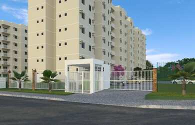 Imagem: O apartamento possui 2 Dormitórios, 1 Suíte, 1 Banheiro, 1