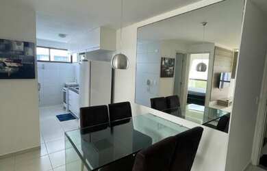 Imagem: O apartamento possui 1 Dormitório, 1 Banheiro, 1 Vaga na garagem