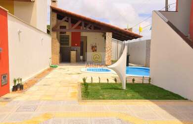 Imagem: A casa em condomínio possui 3 Dormitórios, 1 Suíte, 1 Banheiro