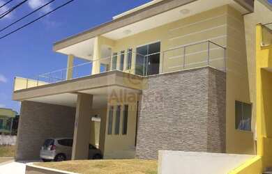 Imagem: A casa possui 5 Dormitórios, 4 Suítes, 1 Banheiro, 4 Vagas