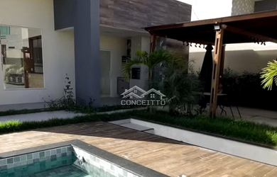 Imagem: A casa possui 3 Dormitórios, 3 Suítes, 4 Banheiros, 1 Vaga