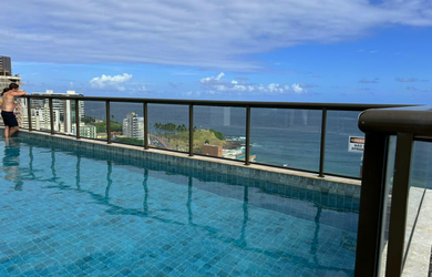 Imagem: O apartamento possui 1 Dormitório, 1 Suíte, 1 Banheiro, 1