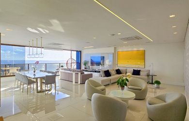 Imagem: O apartamento possui 4 Dormitórios, 4 Suítes, 6 Banheiros