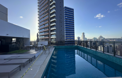 Imagem: O apartamento possui 1 Dormitório, 1 Suíte, 1 Banheiro, 1