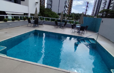 Imagem: O apartamento possui 2 Dormitórios, 1 Suíte, 3 Banheiros