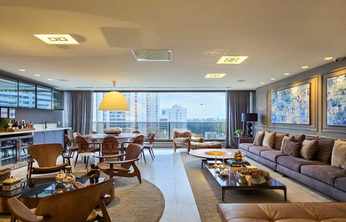 Imagem: O apartamento possui 4 Dormitórios, 4 Suítes, 6 Banheiros