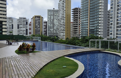 Imagem: O apartamento possui 2 Dormitórios, 2 Suítes, 3 Banheiros