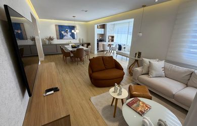 Imagem: O apartamento possui 3 Dormitórios, 2 Suítes, 4 Banheiros