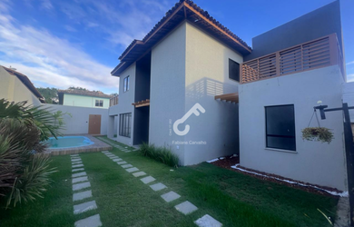 Imagem: A casa em condomínio possui 5 Dormitórios, 2 Suítes, 2 Banheiros