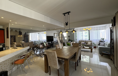 Imagem: O apartamento possui 4 Dormitórios, 3 Suítes, 5 Banheiros