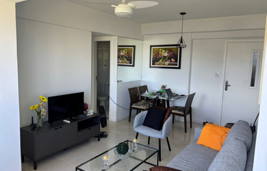 Imagem: O apartamento possui 2 Dormitórios, 1 Suíte, 2 Banheiros