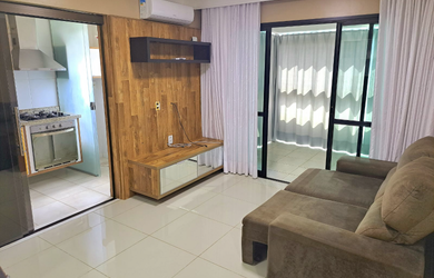 Imagem: O apartamento para alugar possui 1 Dormitório, 1 Banheiro