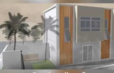 Imagem: A casa possui 2 Dormitórios, 2 Banheiros, 70m² de Área Privada