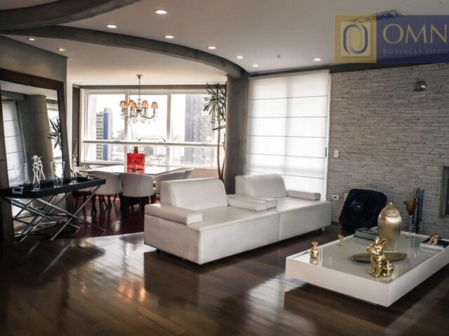 Imagem: O apartamento na cobertura possui 4 Dormitórios, 4