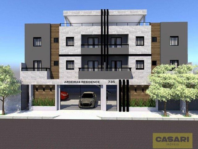 Imagem: O apartamento na cobertura possui 3 Dormitórios, 1 Suíte,