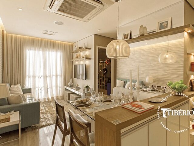Imagem: O apartamento possui 2 Dormitórios, 1 Banheiro, 1 Vaga na