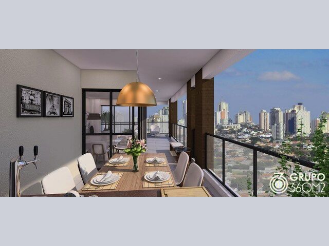 Imagem: O apartamento na cobertura possui 3 Dormitórios, 3